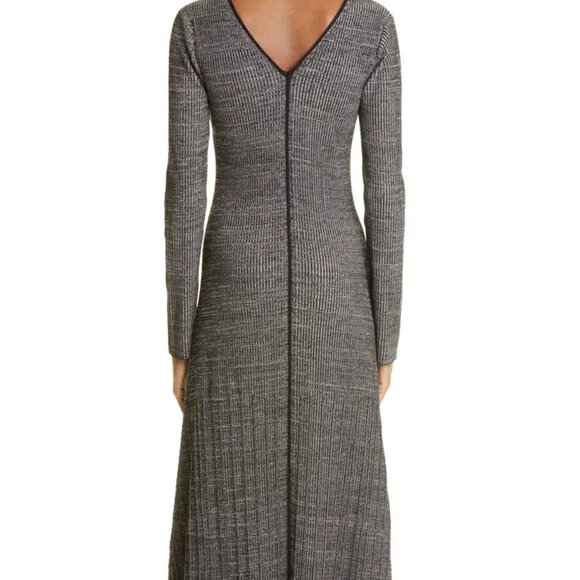 Partow Isla Silk–Silk & Cotton Long Sleeve Midi Dress – Size L – NWT MSRP $1695 - Picture 3 of 4
